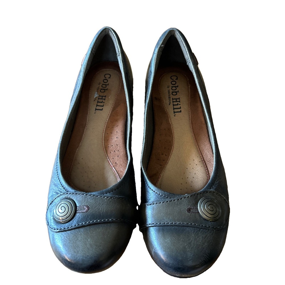 Cobb Hill By New Balance Emma Flat • Women's 8.5N Bronze Metallic Slip On